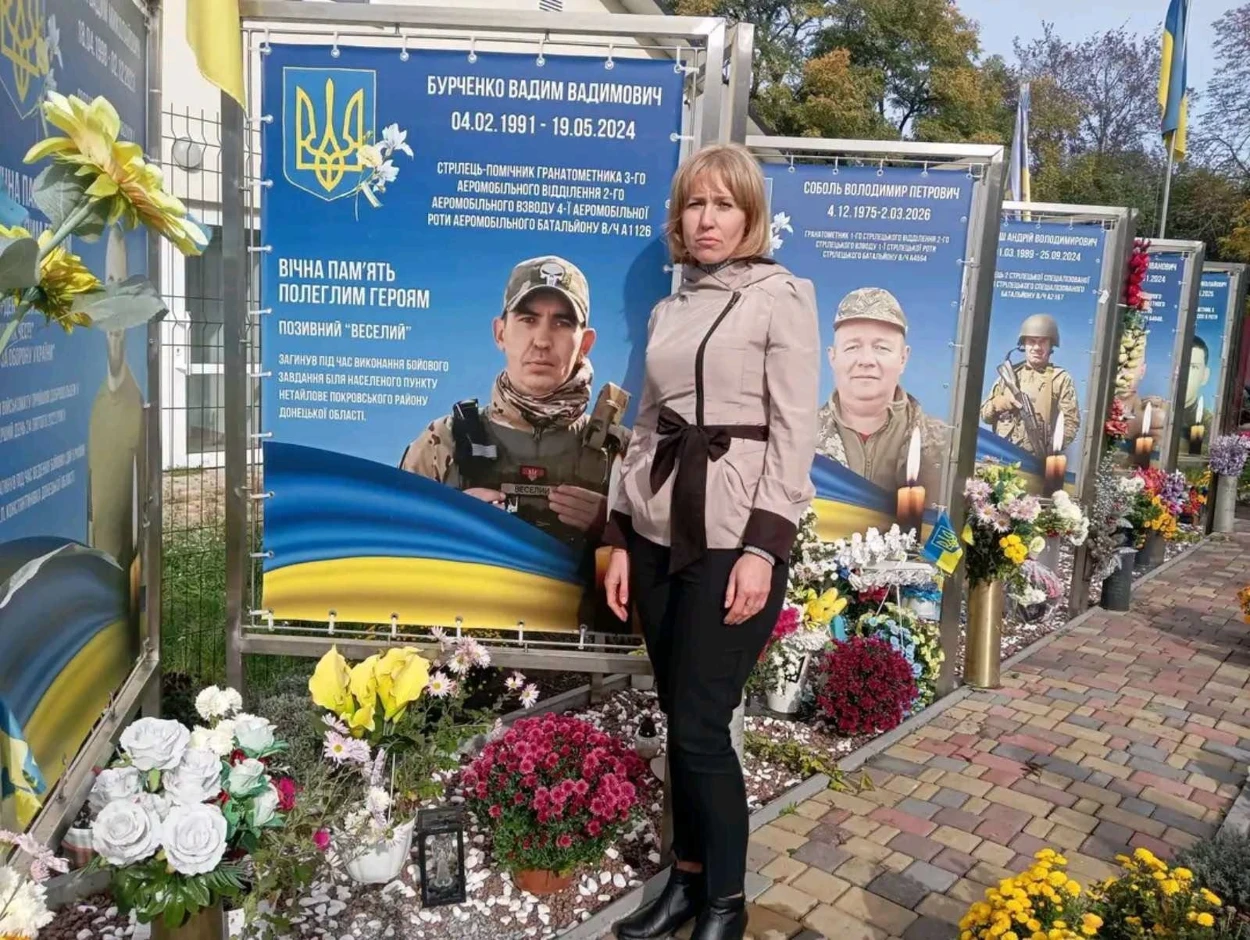 На Алеї Героїв у селі на Переяславщині відкрили портрети двом загиблим захисникам