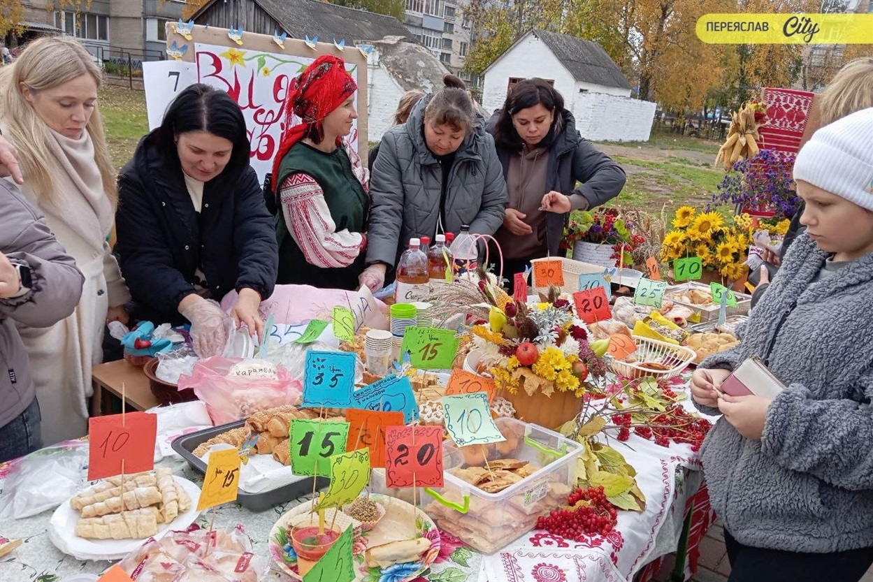 Майже 70 тисяч гривень на підтримку ЗСУ зібрали на ярмарку в Переяславській школі №1