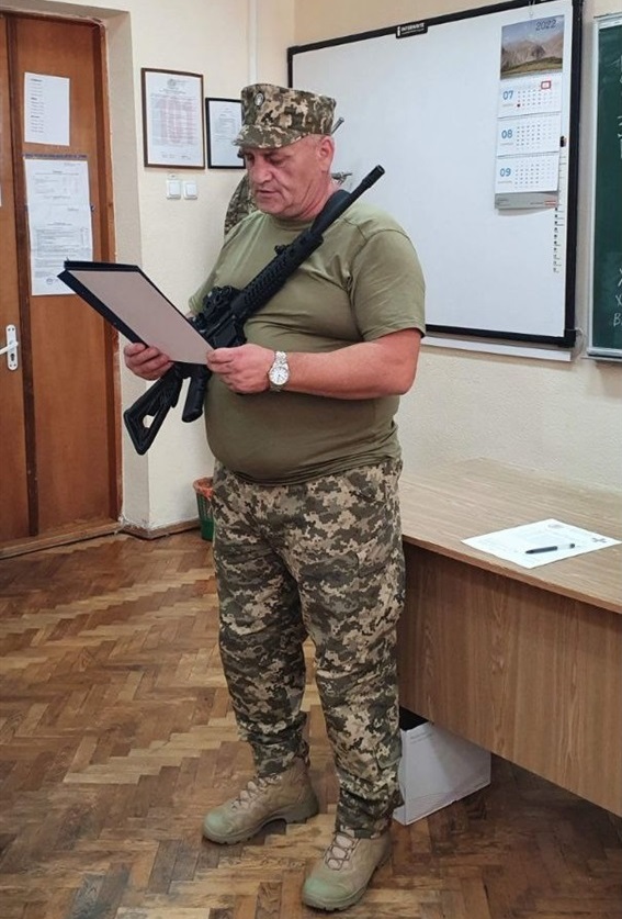 Олександр Ковальчук заприсягнув тримати оборону країни ще в теробороні Ташанської громади 