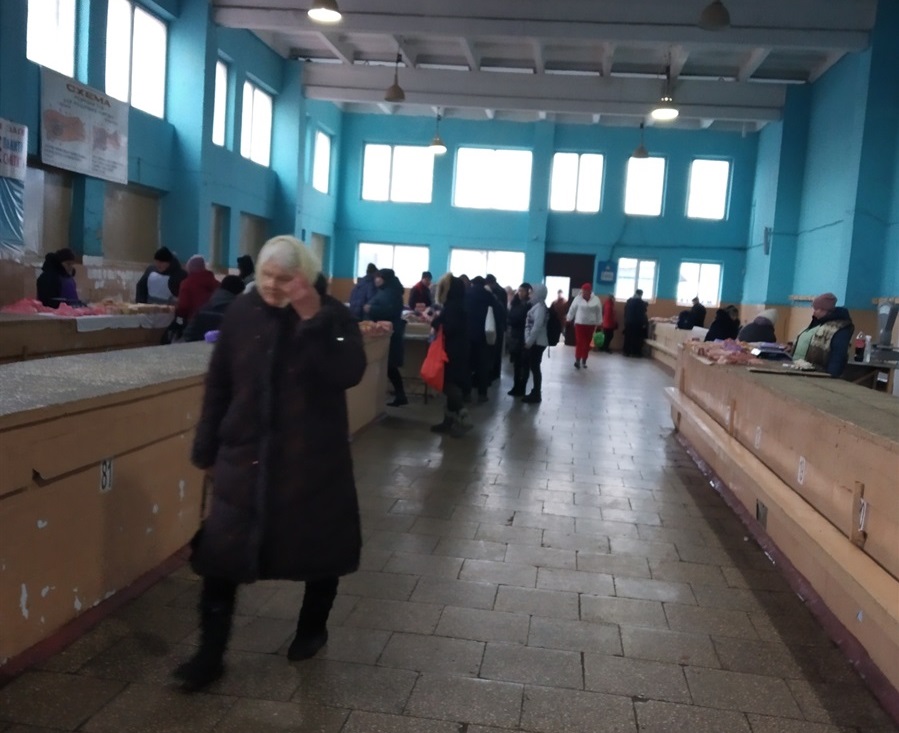 У м'ясному павільйоні майже порожньо 