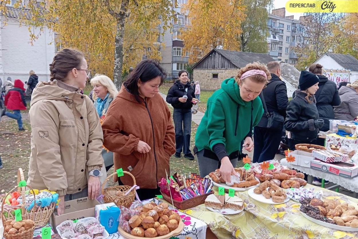 Майже 70 тисяч гривень на підтримку ЗСУ зібрали на ярмарку в Переяславській школі №1