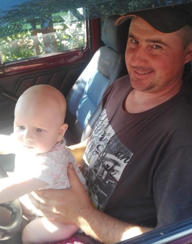 Віталій Савченко із сином Романом. 23 серпня 2018 року.