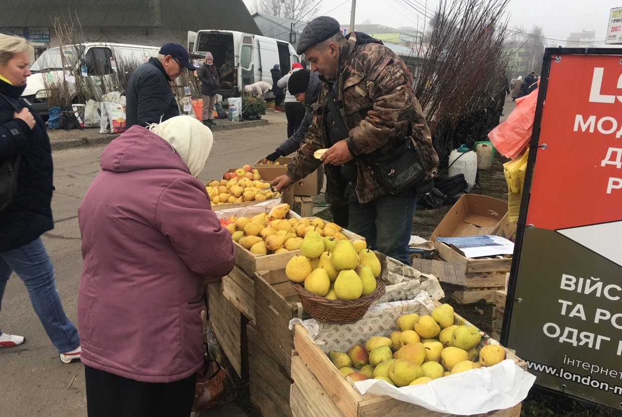 Солодкі груші з Вінничини продавали по 35-50 грн за кіло