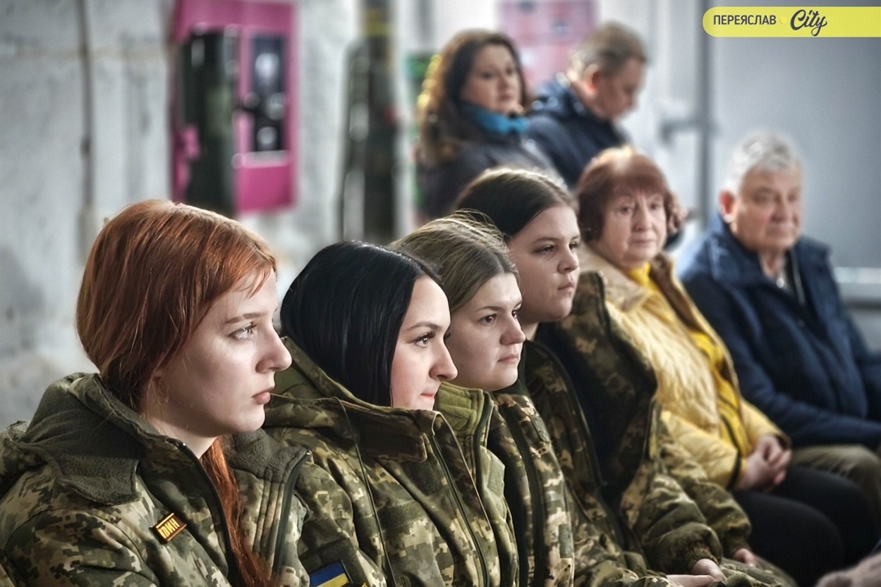 До заходу з вшанування героя Остапа Левчука в Переяславі долучилися учні військово-спортивного ліцею "Патріот"