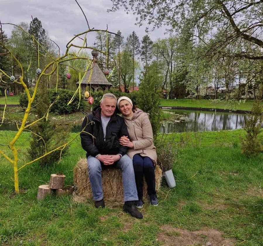 Олена Гичко з Віталієм Чорногором