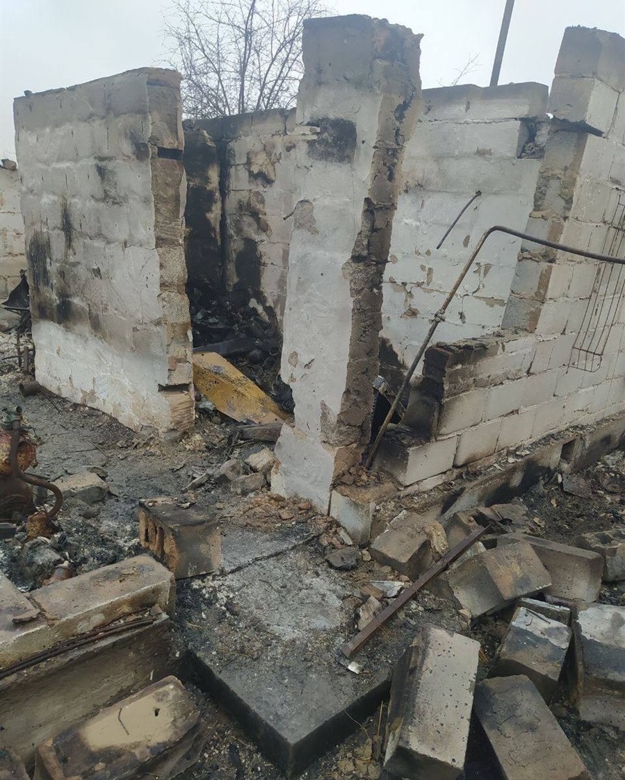 Від будинку родини Підлісних одні руїни 