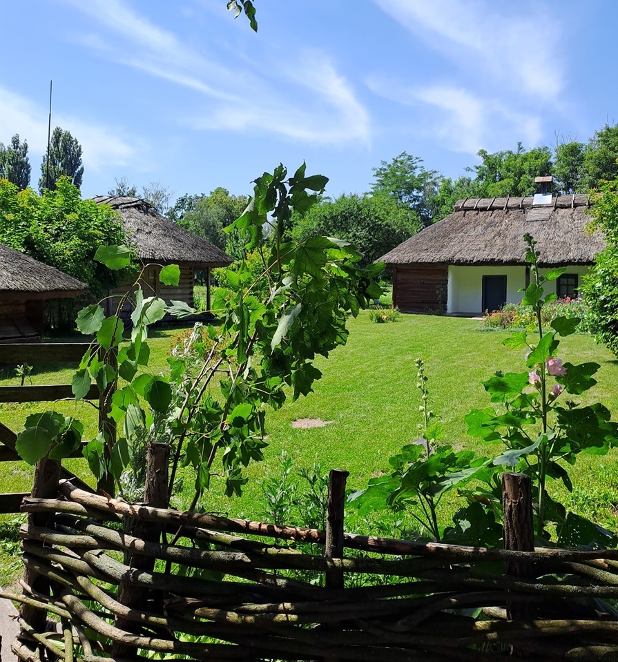 Двір селянина гребінника. МНАП, Переяслав.