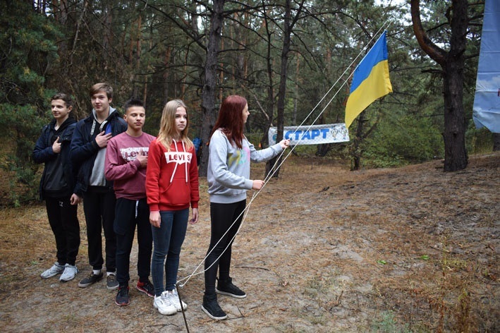 Срібні призери обласних змагань зі спортивного туризму 2019 року – команда Переяслава