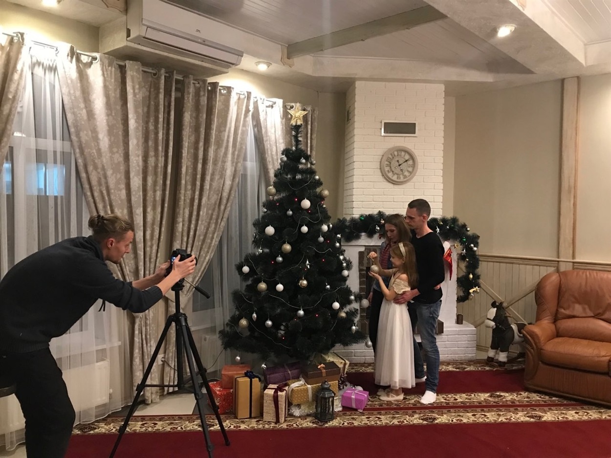 Фотозона у камінному залі 