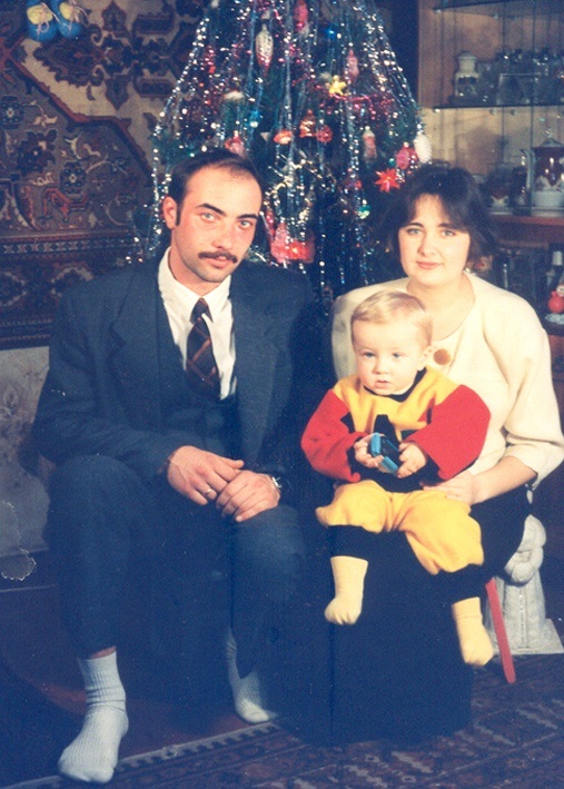 Із сином Євгеном