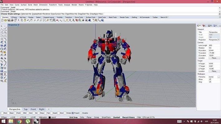 3D-макет робота
