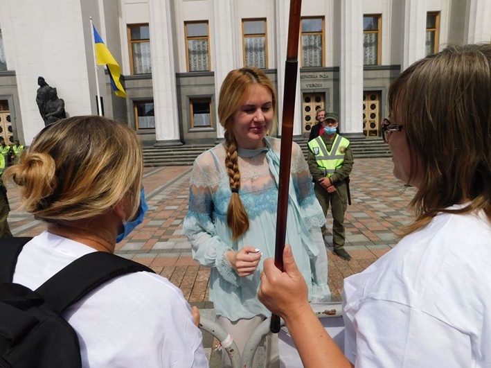 Анна Скороход підтримала переяславців не лише словом, а й ділом