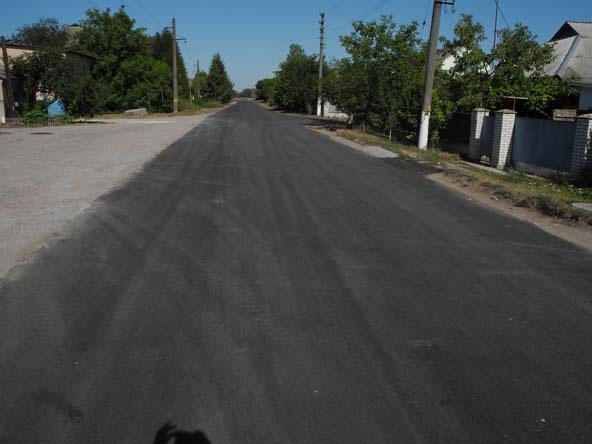 Більшу частину вулиці вже зроблено