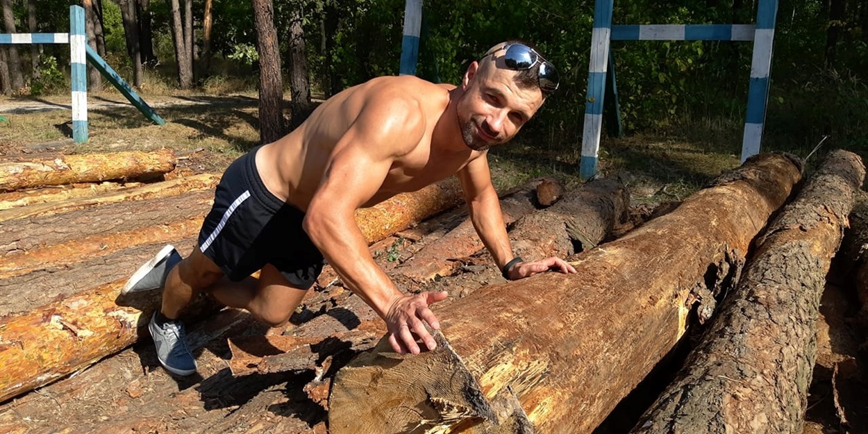 Дмитро Савік пропагує спорт скрізь 