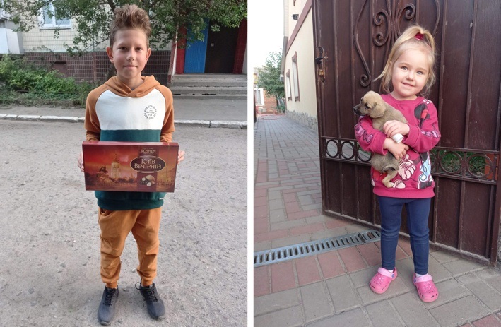 Владик Гарага знайшов дім для вуличного цуценяти