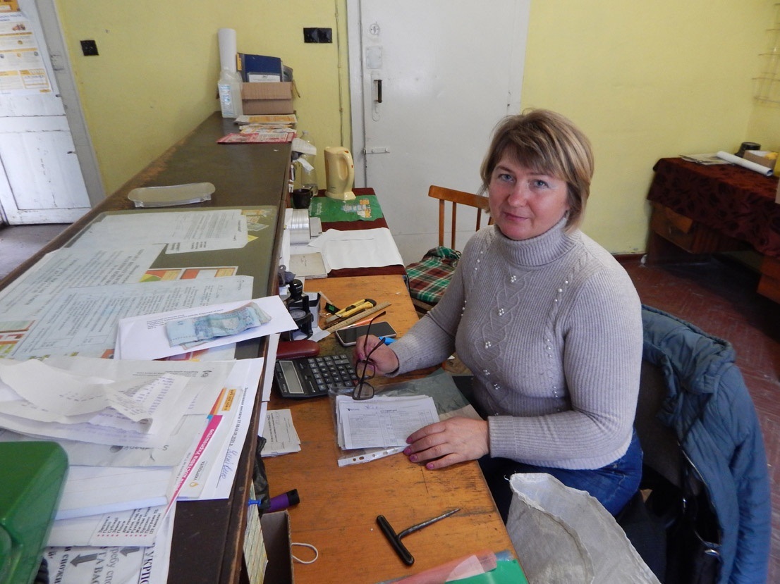 Ольга Потапенко – начальниця п’яти поштових відділень 