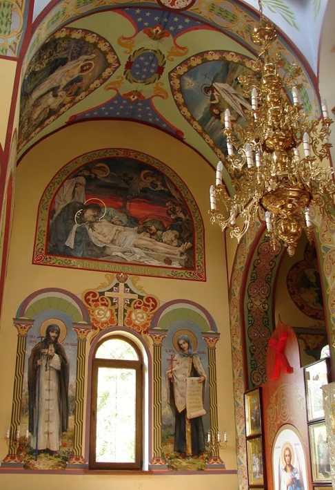 Розпис у церкві в Циблях