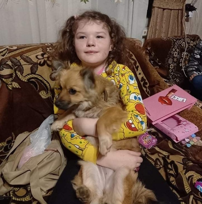 У Насті є чотирилапа подружка Максі