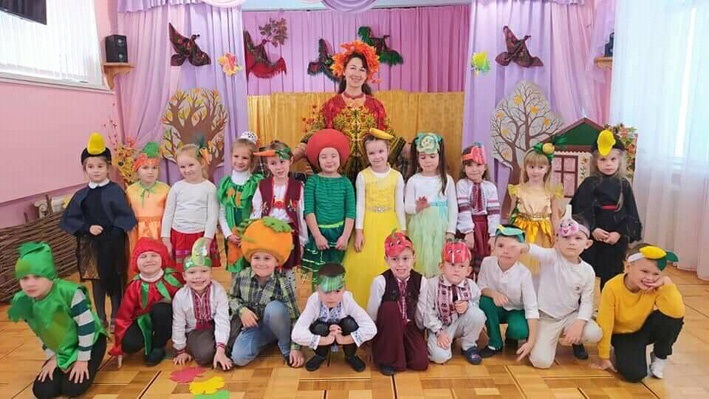 У "Берізці" в кінці жовтня діти провели Свято осені 