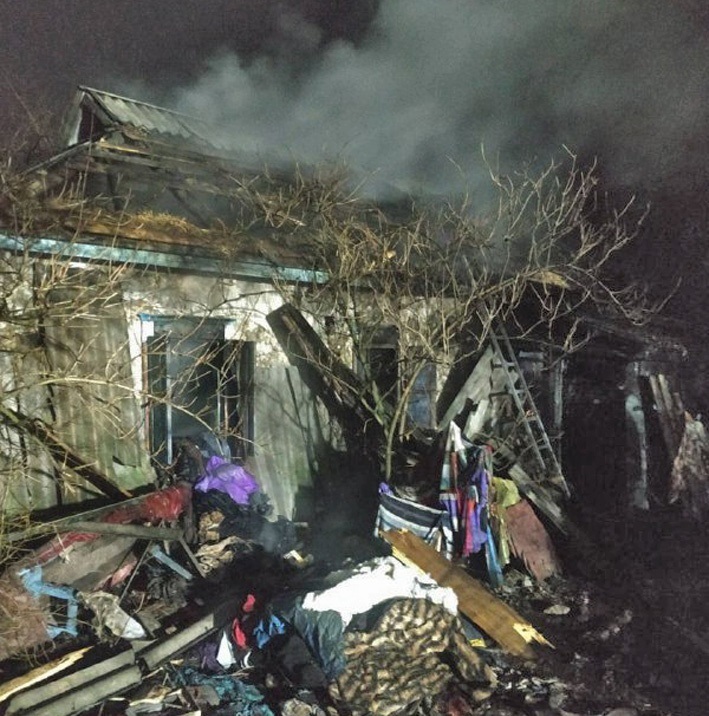 У будинку самотньо проживає жінка 