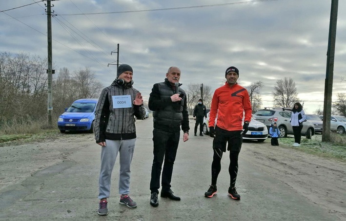 Сергій Гаценко, Вячеслав Саулко та Андрій Оністрат привітали бігунів