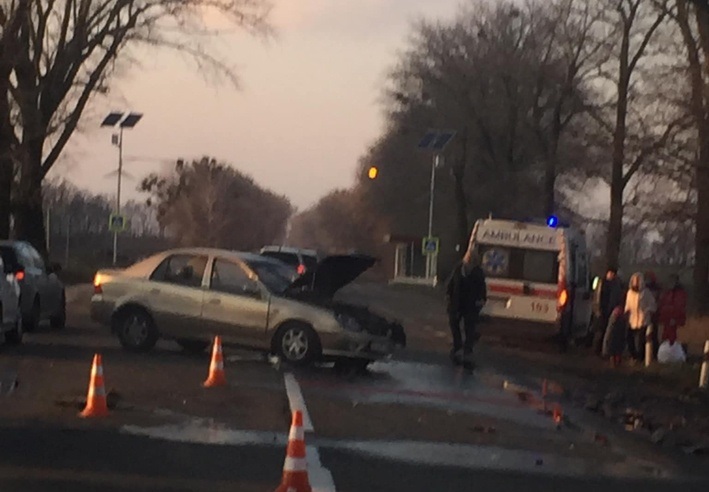 Аварія біля повороту на Дівички
