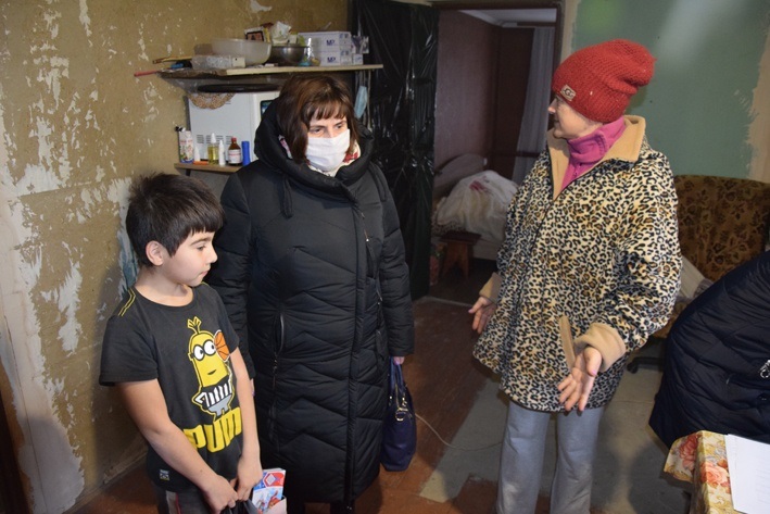 Оксана Степаненко відвідала родини, якими опікуються соціальні служби 