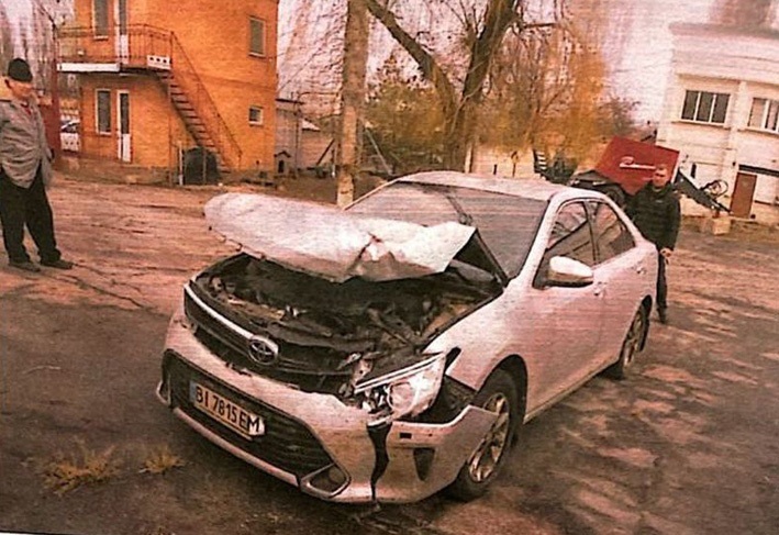 Пошкодження Тойоти Камрі