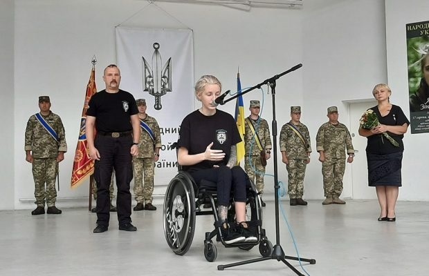 Церемонія нагородження недержавним орденом “Народний герой України” у Рівному.  2019 р. 