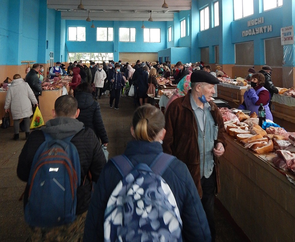 В м’ясних рядах було людно