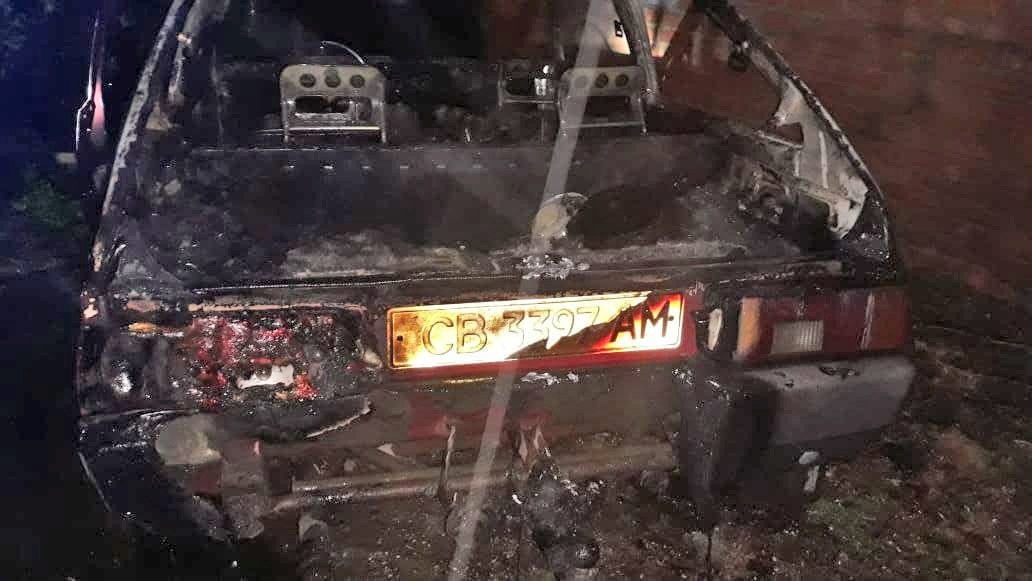 пожежа авто