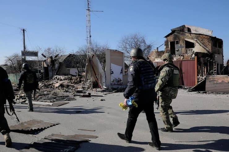 Масштабні руйнування у Макарові