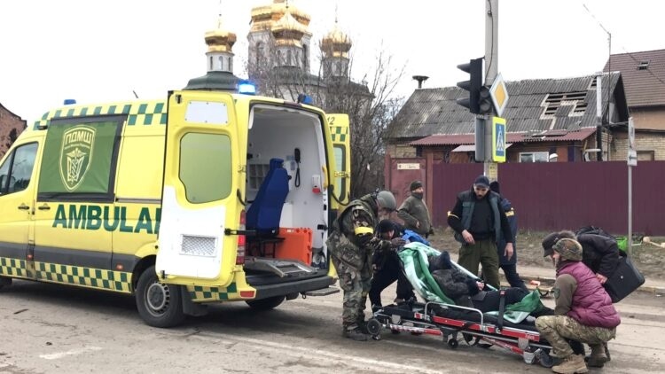 Евакуація  людей бригадою ПДМШ