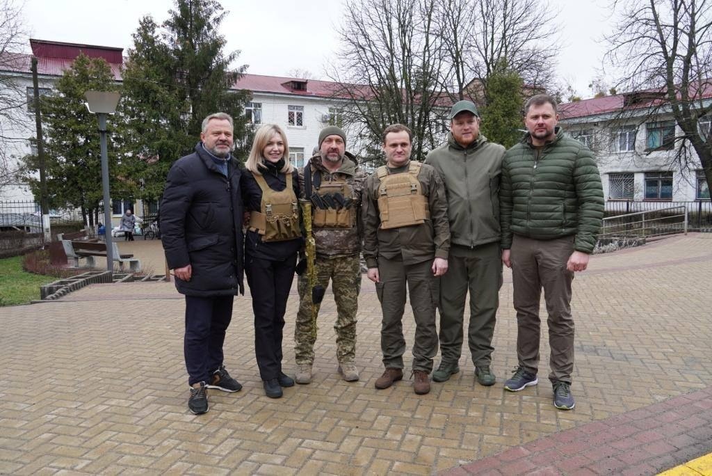 Олексій Павлюк у звільненій Бучі