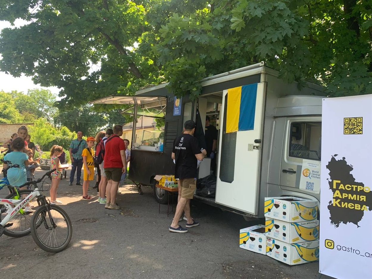 Фургон розмістили у парку імені Тараса Шевченка
