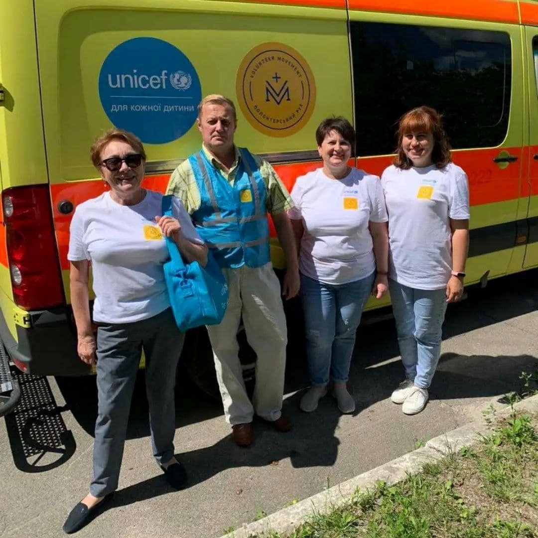 Виїзна команда дитячих лікарів працює на Київщині за підтримки ЮНІСЕФ