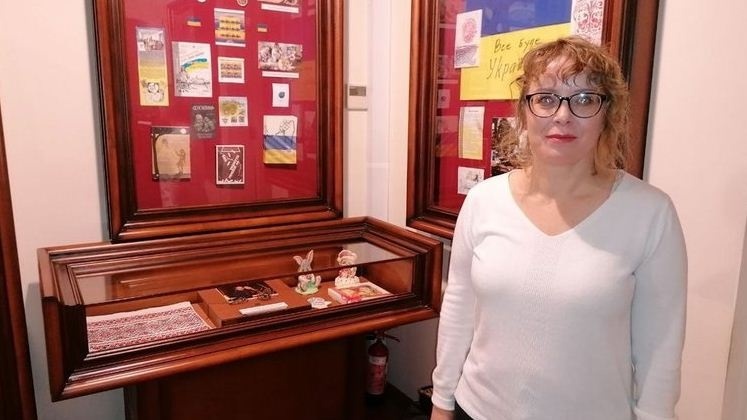 Діна Листопад – співробітниця музею в м. Ізюм 