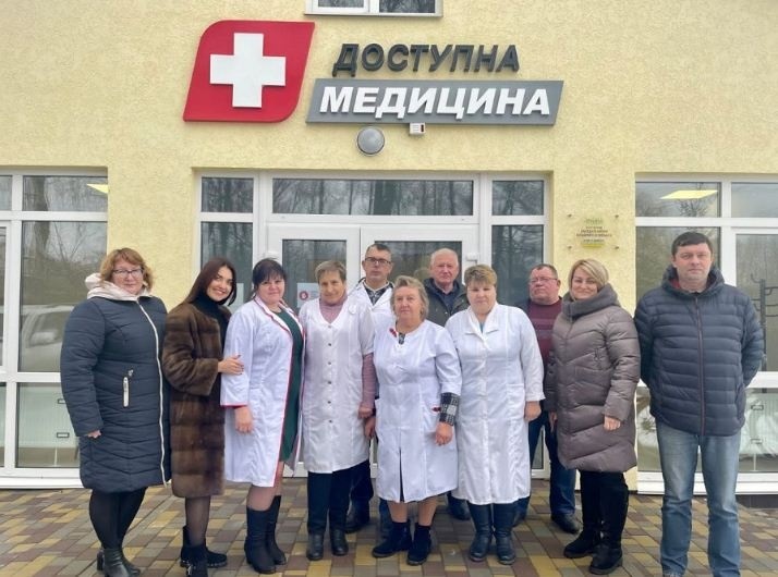 Персонал амбулаторії у селі Бобрик Великодимерської ОТГ