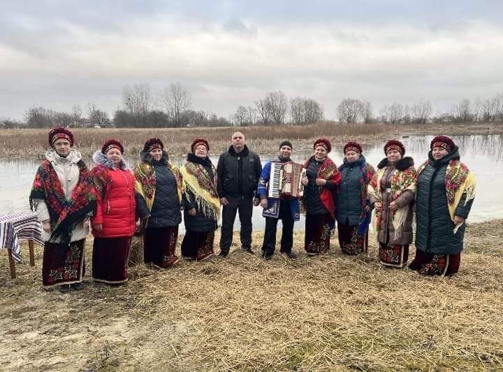 Ансамбль "Дем'ячанка" на      Водохреща в Дем' янцях