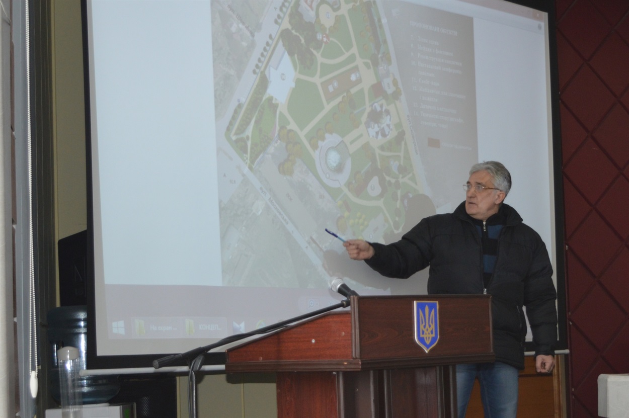 Петро Пурденко розповідає про новий парк "Гетьмана Івана Мазепи"