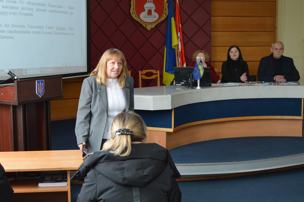 Ганна Токмань не хоче навіть, щоб інша вулиця носила назву Гетьмана Богдана Хмельницького