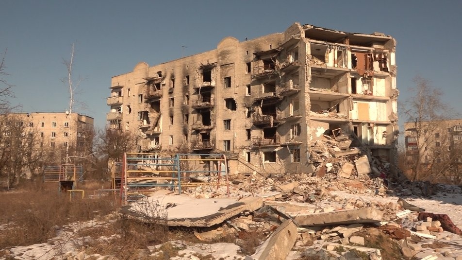 Місто Ізюм на Харківщині зруйноване на 80 відсотків, особливо житлові будинки 