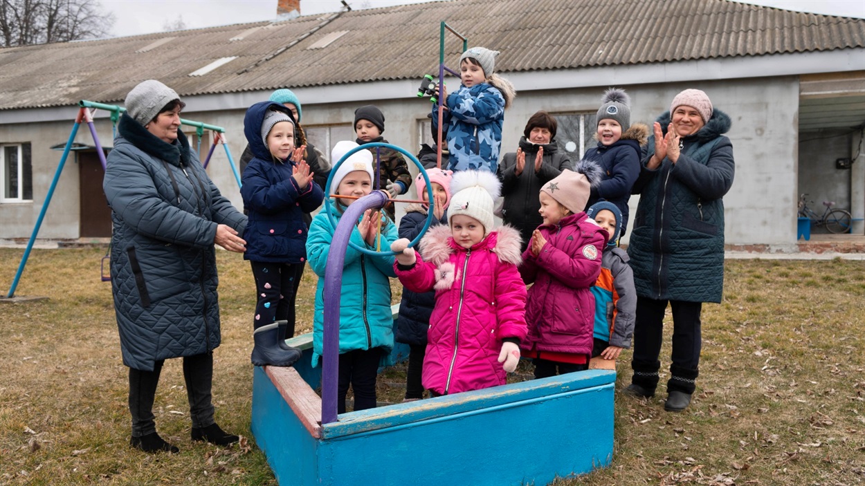 Щодня дві групи Полого-Вергунівського дитячого садочка відвідують близько 25 дітей