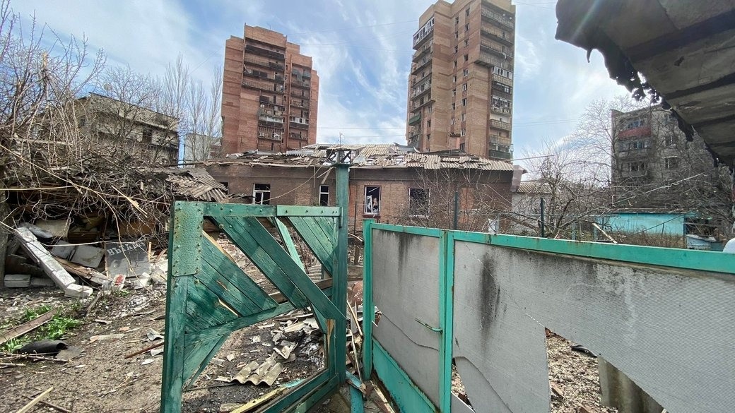 Наслідки обстрілу Костянтинівки на Донеччині 