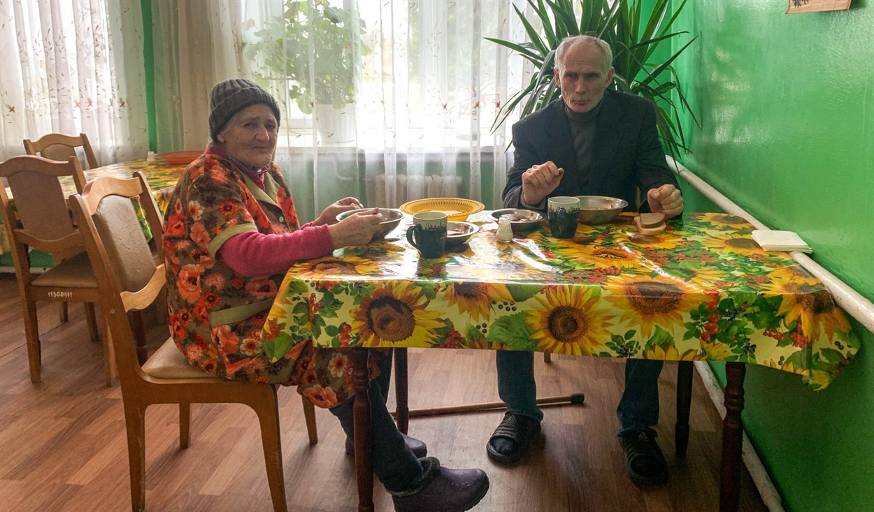 Клавдія Іванівна з сином Олександром виїхали з села Макіївка на Луганщині