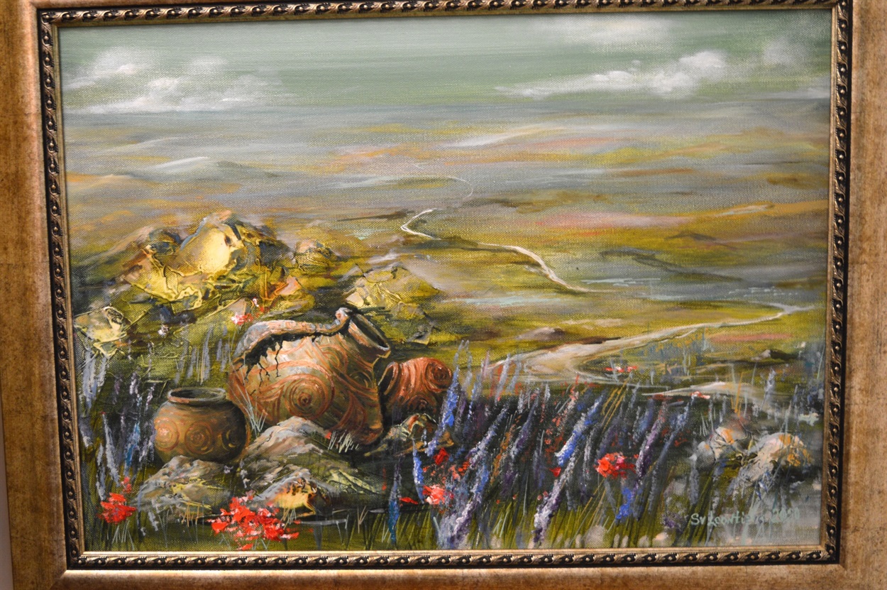  «Трипільське відлуння» (полотно, олія, 2020 р.)
