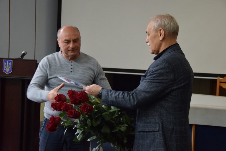 Вячеслав Саулко вітає Віктора Коркача з днем народження