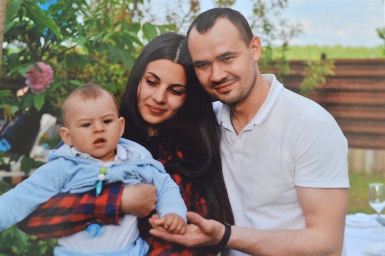 Олексій Іванов з дружиною та синочком 