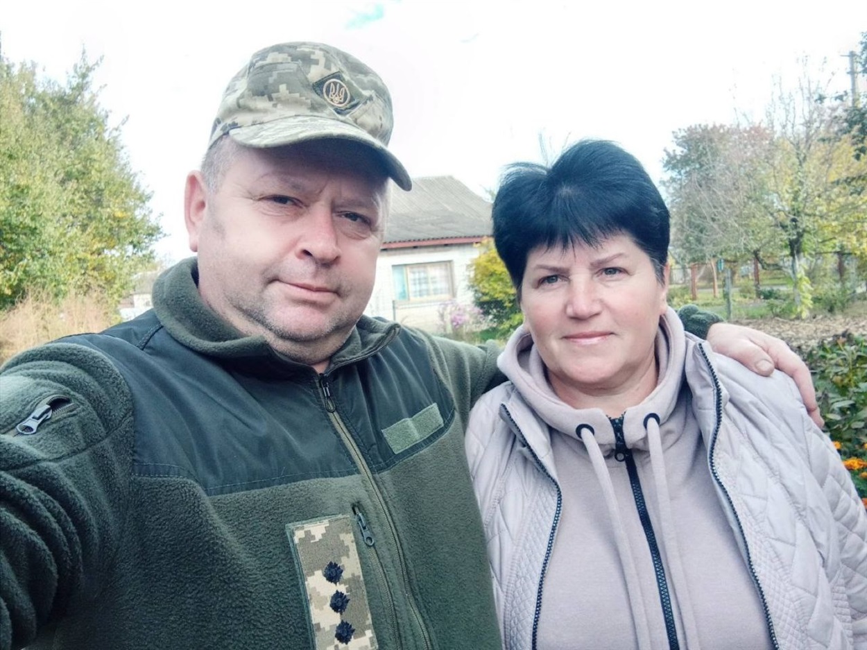 Анатолій та Наталія Адаменки: дружина бійця – завжди надійний тил і моральна опора. 