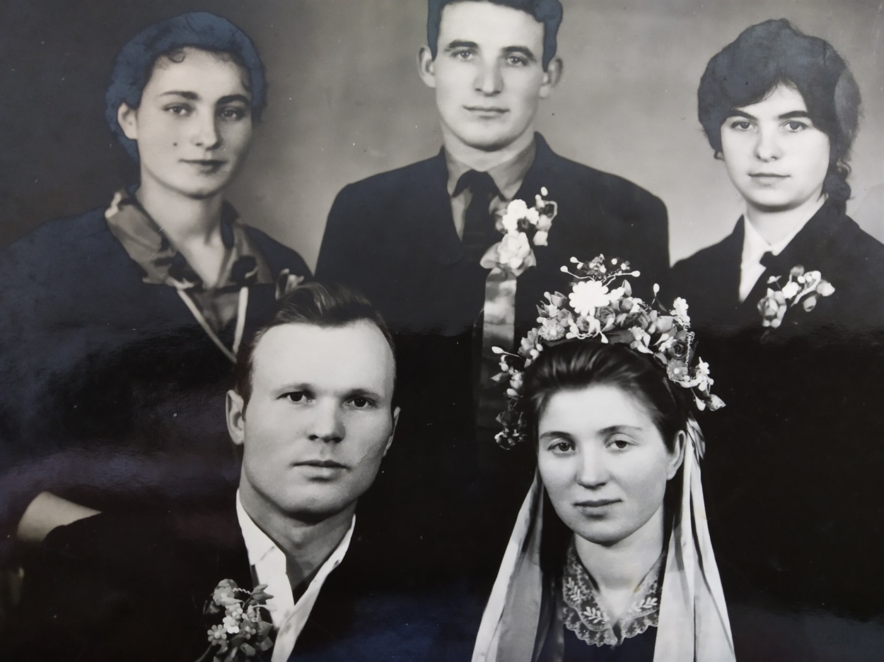 Весільне фото подружжя Федорець